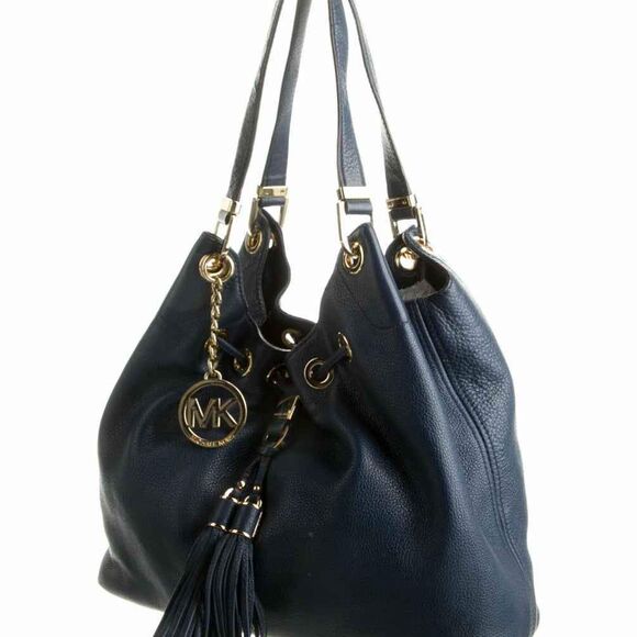 MICHAEL Kors MK Designer Camden Drawstring Bucket Tassels Shoulder Bag Purse - Picture 3 of 8